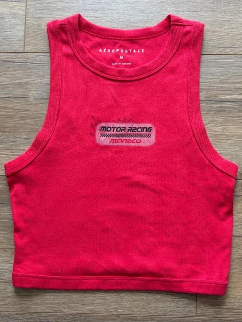 Aeropostale Cropped Baby Tee Tank l M